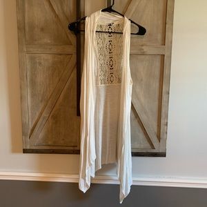 Embellished Sleeveless Cardigan